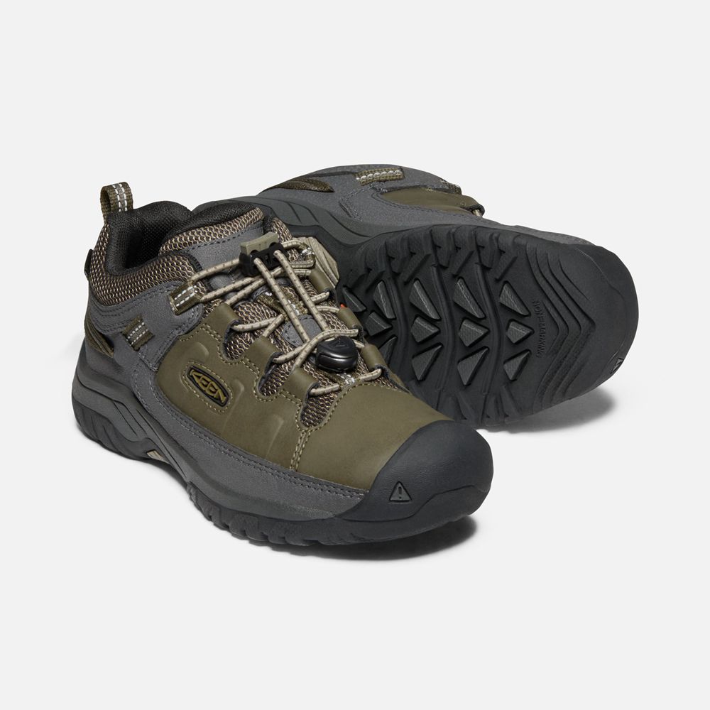 Keen Wandelschoenen Kinderen Olijfgroen - Targhee Waterproof - 27546-WHMN